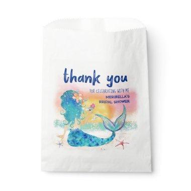 Mermaid Sea | Tropical Beach Bridal Shower Favor Bag