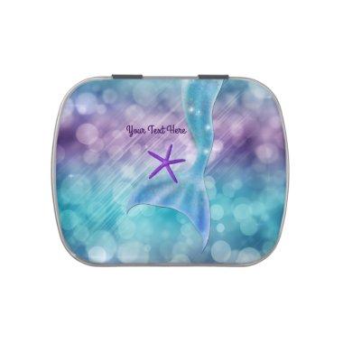 Mermaid Tail Enchanted Under The Sea Candy Tin