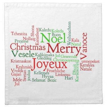 Merry Christmas Cloth Napkin
