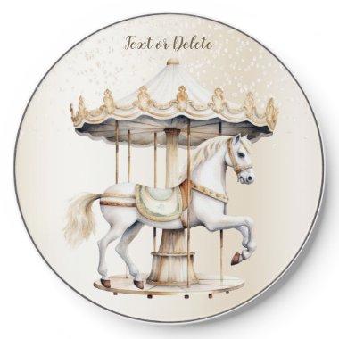 Merry Go Round Circus Carnival Beautiful Cute Wireless Charger