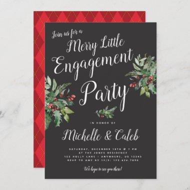 Merry Little Engagement Party Invitations