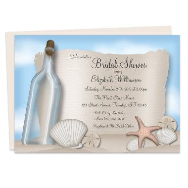 Message from a Bottle - Bridal Shower Invitations