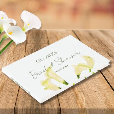 Mexican Bridal Shower Calla Lily Guest Book