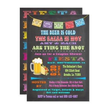 Mexican Fiesta Bridal engagement Shower Party Invitations