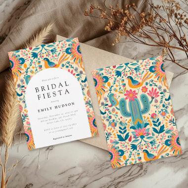Mexican Fiesta Floral Bridal Shower Invitations