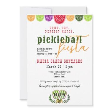 Mexican Fiesta Pickleball Bridal Couples Shower