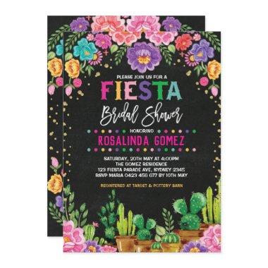 Mexican Floral  Fiesta Flowers Invite