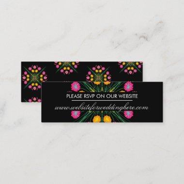 Mexican Hand Drawn Floral Spanish Website Invitations
