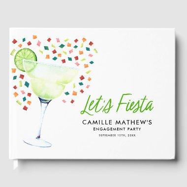 Mexican Let's Fiesta Engagement Party Guest Book