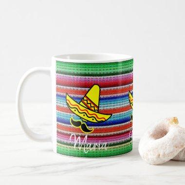 Mexican Sombrero Stripe Mug