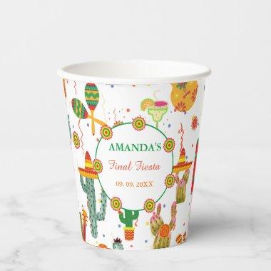 Mexican Taco Bout Love  Party Favor Paper Cups