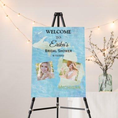 Michigan Theme Bridal Shower Welcome Sign