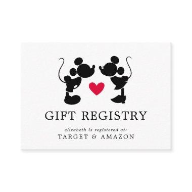 Mickey & Minnie  Gift Registry Enclosure