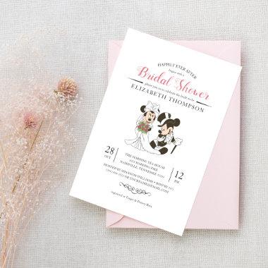 Mickey & Minnie | Bride and Groom Bridal Shower Invitations