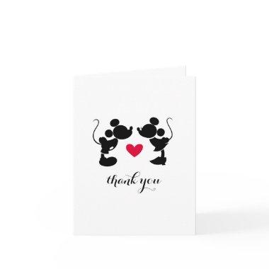 Mickey & Minnie Silhouette  Thank You