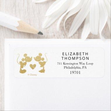 Mickey & Minnie | Tropical Faux Gold  Label