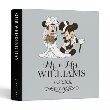Mickey & Minnie Wedding | Getting Married 3 Ring Binder