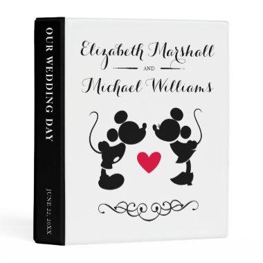 Mickey & Minnie Wedding | Silhouette Wedding Mini Binder