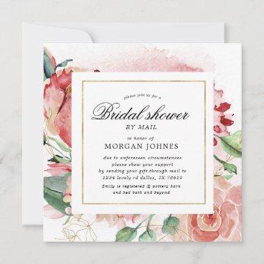 midnight bloom floral Bridal Shower by mail