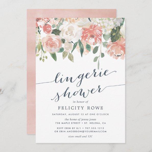 Midsummer Floral | Lingerie Shower Invitations