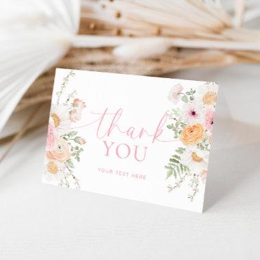 Millie Floral Bridal Shower Thank You Invitations