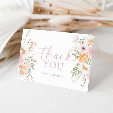 Millie Floral Folded Thank You Invitations