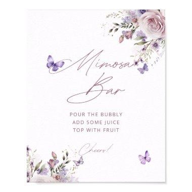 Mimosa Bar  Butterfly Poster