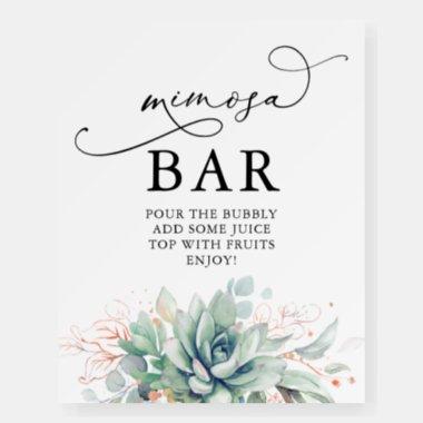 Mimosa Bar Sign For Bridal Shower Brunch