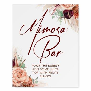 Mimosa Bar Sign For Bridal Shower Brunch