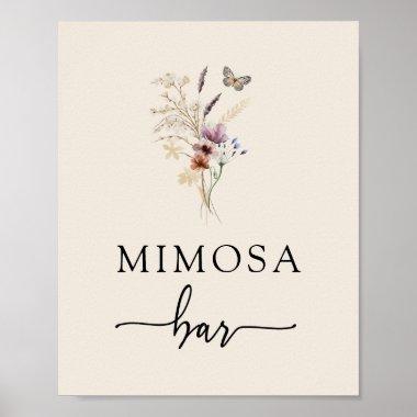 Mimosa Bar Wildflower Poster