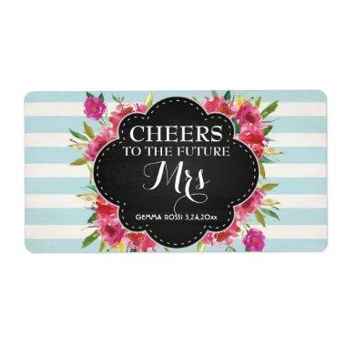 Mini Champagne Label  Favor