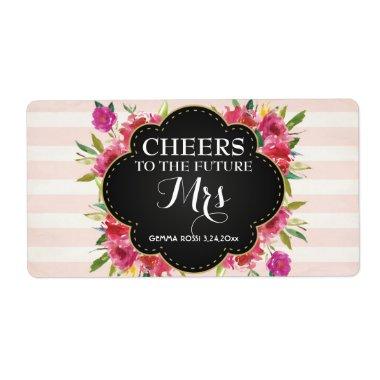 Mini Champagne Label  Favor