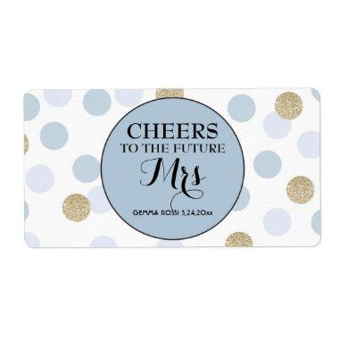 Mini Champagne Label  Favor