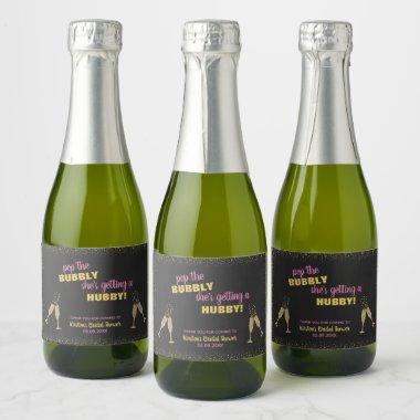 Mini Sparkling Wine Label Bridal Bubbly Shower Fav