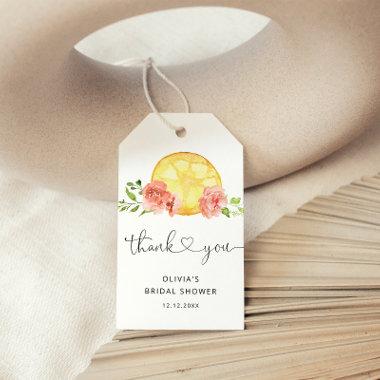 Minima Lemon  Thank you Favor Tags