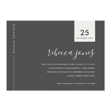 MINIMAL BLACK WHITE GREY TYPOGRAPHY