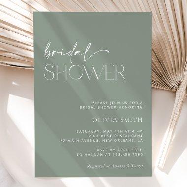Minimal Boho, Modern, Sage Green,