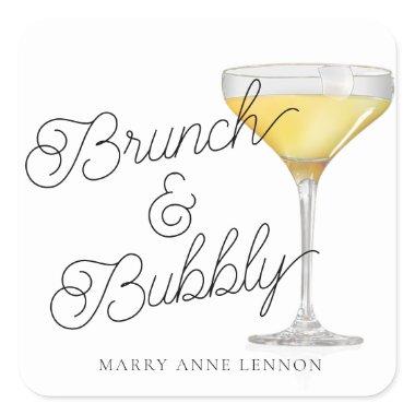 Minimal  Brunch Favor tags