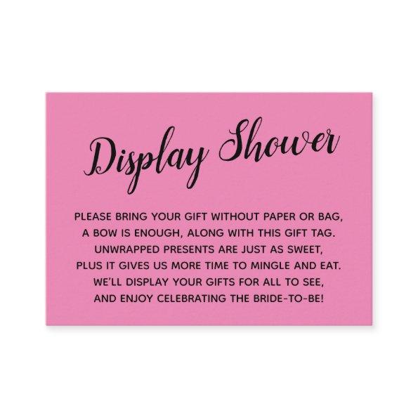 Minimal Bright Pink No Wrap  Gift Enclosure