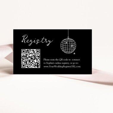 Minimal Disco Ball  QR Code Registry Enclosure