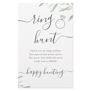 Minimal greenery ring hunt  game