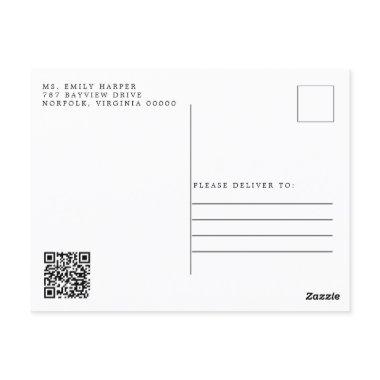 Minimal Modern Script  Invitation Post