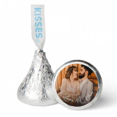 Minimal Photo Chocolate Wedding Favors Kisses
