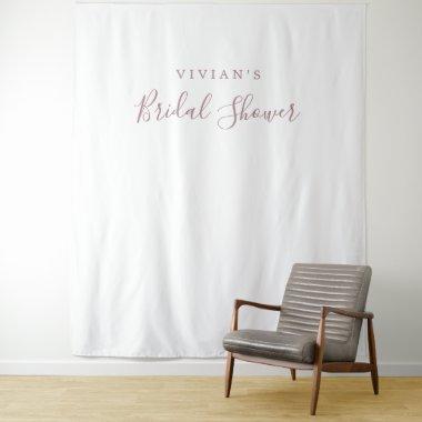 Minimal RoseGold Bridal Shower Photo Prop Backdrop