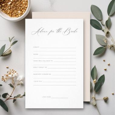 Minimalist Advice For The Bride  Game