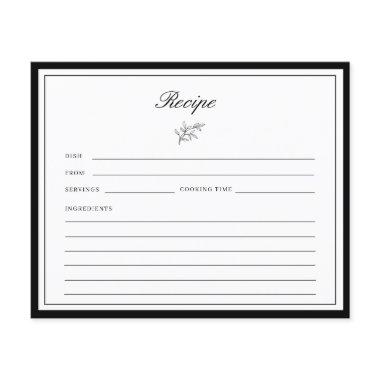 Minimalist Border Leaf  Recipe