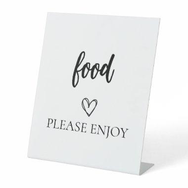 Minimalist  Food Sign
