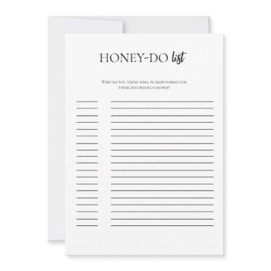 Minimalist  Honey Do List