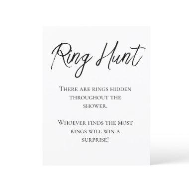 Minimalist Bridal Shower Ring Hunt Game