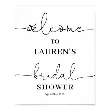 Minimalist  welcome sign